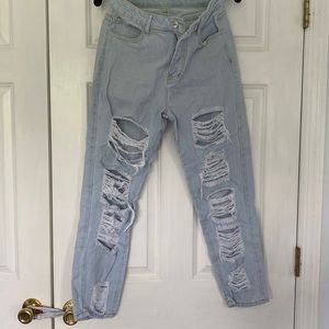 Falmer Heritage Light Blue Ripped Jeans Size 2